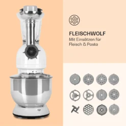 Lucia Küchenmaschine 3-in-1 2000 W / 2,7 PS 5 Ltr Edelstahl BPA-frei -Klarstein Verkaufs 10008236 de 0005 logo
