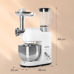 Lucia Küchenmaschine 3-in-1 2000 W / 2,7 PS 5 Ltr Edelstahl BPA-frei -Klarstein Verkaufs 10008236 yy 0008 logo
