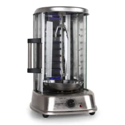 Kebap Master Pro Vertikalgrill 1500W Edelstahl Inkl. Spieß Set -Klarstein Verkaufs 10009355 yy 0005 titel offen oneconcept vertikalgrill