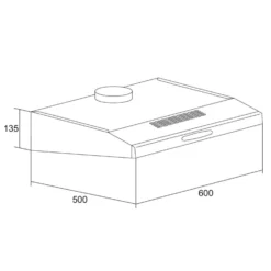 UW60SF Dunstabzugshaube Edelstahl 60 Cm 205 M³/h Unterbau Abluft LED 6 UW60SF Dunstabzugshaube Edelstahl 60 Cm 205 M³/h Unterbau Abluft LED -Klarstein Verkaufs 10011483 yy 0008 logo Klarstein UW60SF Dunstabzugshaube Glas V