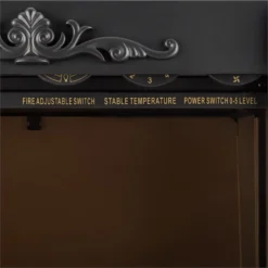 Grenoble Elektrischer Kamin Heizlüfter 1850 W Bodenrollen Thermostat -Klarstein Verkaufs 10012129 yy 0003 detail Klarstein Grenoble Elektrischer Kamin 2000W