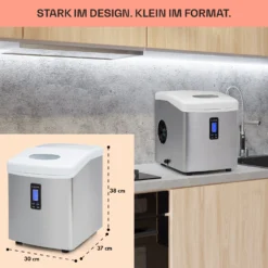 Mr. Silver-Frost Eismaschine 150W Edelstahl Weiß 15kg -Klarstein Verkaufs 10020110 de 0006 usp