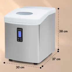 Mr. Silver-Frost Eismaschine 150W Edelstahl Weiß 15kg -Klarstein Verkaufs 10020110 yy 0011 dimensions