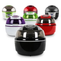 VitAir Heißluftfritteuse Schwarz 1400W Grillen Backen 9 Liter -Klarstein Verkaufs 10021766 yy 0011 variant