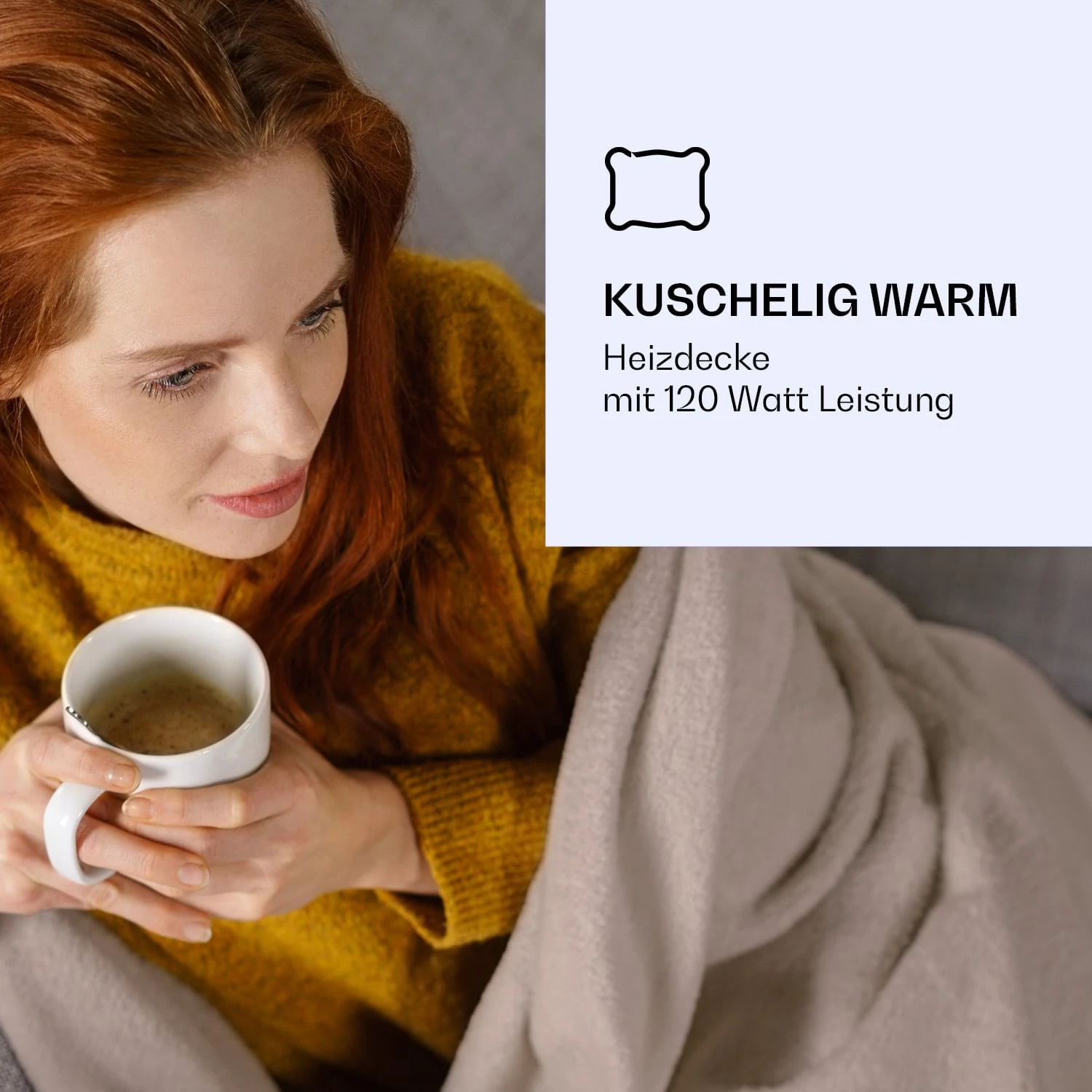 Dr. Watson XL Heizdecke 120 W 3 Stufen 180 x 130 cm Bedienteil Dr. Watson XL Heizdecke 120 W 3 Stufen 180 X 130 Cm Bedienteil -Klarstein Verkaufs 10024006 de 0002 logo