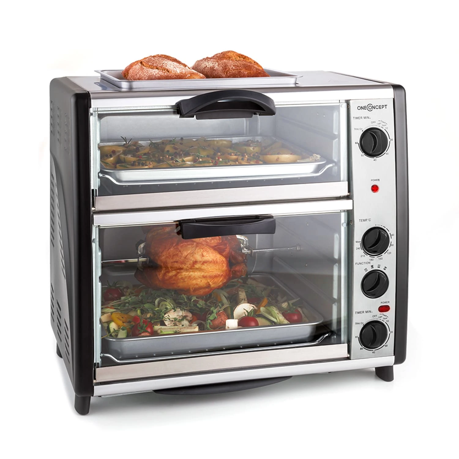 All-You-Can-Eat Doppel-Backofen Grillplatte 42 Liter 2350 Watt All-You-Can-Eat Doppel-Backofen Grillplatte 42 Liter 2350 Watt -Klarstein Verkaufs 10026452 yy 0001 titel