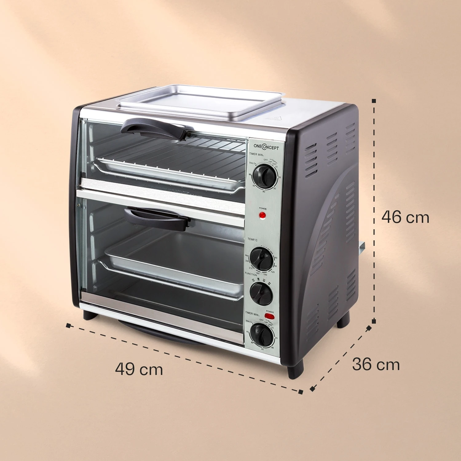 All-You-Can-Eat Doppel-Backofen Grillplatte 42 Liter 2350 Watt All-You-Can-Eat Doppel-Backofen Grillplatte 42 Liter 2350 Watt -Klarstein Verkaufs 10026452 yy 0005 logo