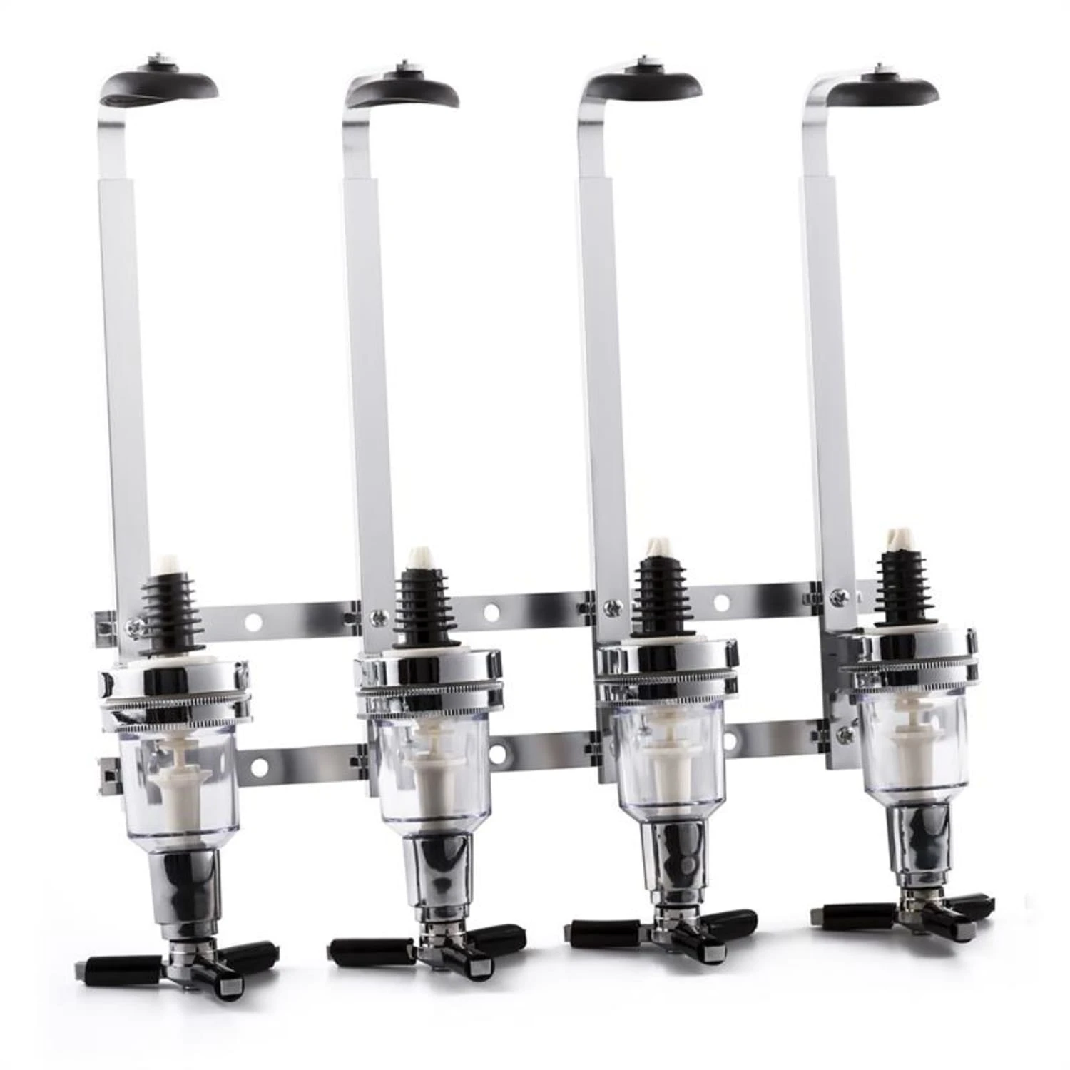 Hazlehov Quartett 4-fach Getränkespender Dosierer Wandmontage Hazlehov Quartett 4-fach Getränkespender Dosierer Wandmontage -Klarstein Verkaufs 10026800 yy 0001 titel oneConcept Hazlehov Quartett Getraenkespender