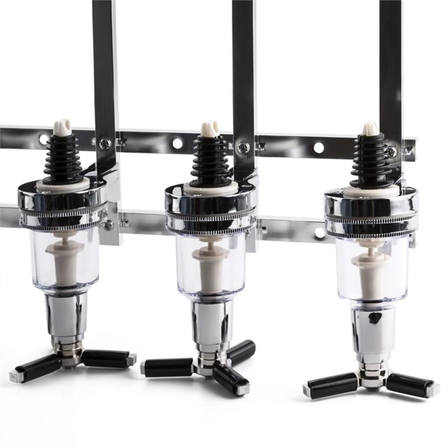 Hazlehov Quartett 4-fach Getränkespender Dosierer Wandmontage Hazlehov Quartett 4-fach Getränkespender Dosierer Wandmontage -Klarstein Verkaufs 10026800 yy 0005 titel oneConcept Hazlehov Quartett Getraenkespender