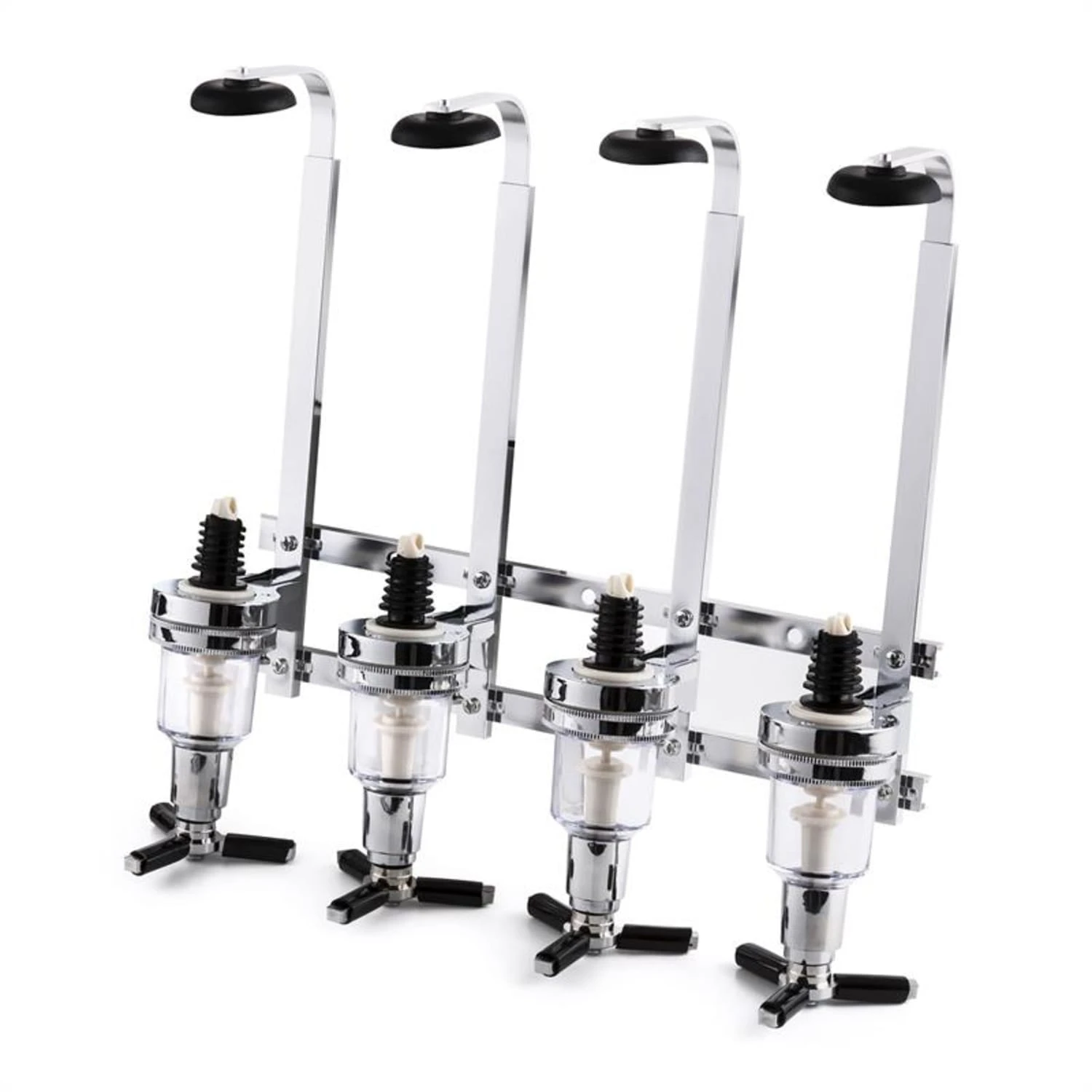 Hazlehov Quartett 4-fach Getränkespender Dosierer Wandmontage Hazlehov Quartett 4-fach Getränkespender Dosierer Wandmontage -Klarstein Verkaufs 10026800 yy 0006 titel oneConcept Hazlehov Quartett Getraenkespender