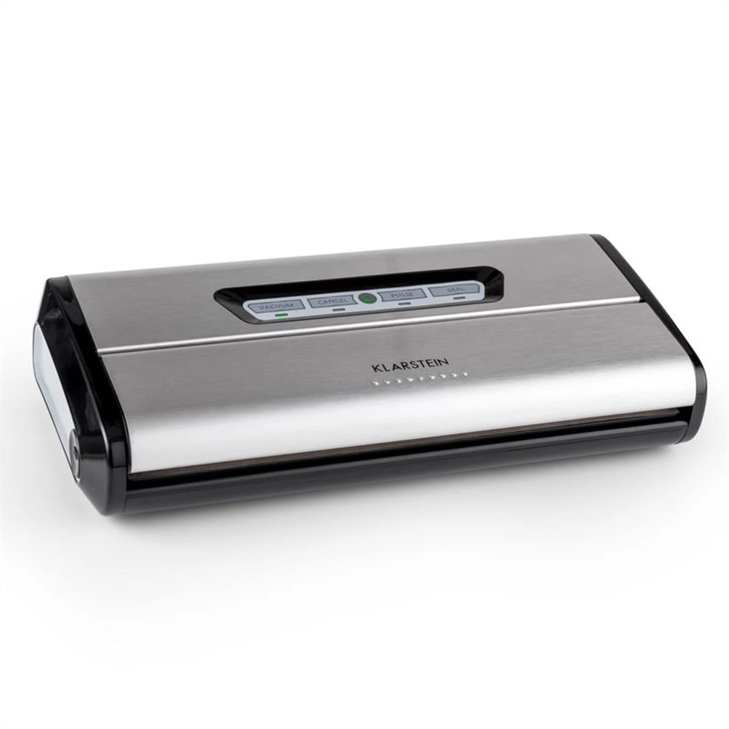 Foodlocker Vakuumierer Edelstahl 0,8 bar 16 l/min Foodlocker Vakuumierer Edelstahl 0,8 Bar 16 L/min -Klarstein Verkaufs 10027056 yy 0001 titel Klarstein Foodlocker Vakkumierer