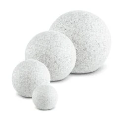 Shinestone L Kugelleuchte Außenleuchte Gartenlampe 40cm Steinoptik -Klarstein Verkaufs 10027664 yy 0005 titel set Lightcraft Shinestone L Kugelleuchte