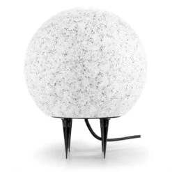 Shinestone M Kugelleuchte Außenleuchte Gartenlampe 30cm Steinoptik -Klarstein Verkaufs 10027666 yy 0003 titel Lightcraft Shinestone M Kugelleuchte