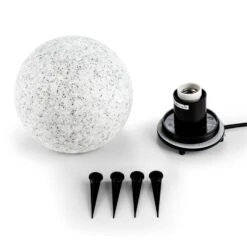 Shinestone S Kugelleuchte Außenleuchte Gartenlampe 20cm Steinoptik -Klarstein Verkaufs 10027668 yy 0005 titel Lightcraft Shinestone S Kugelleuchte