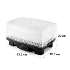 Bananarama Dörrautomat Schwarz 550W Trockner Dehydrator 6 Etagen -Klarstein Verkaufs 10027831 yy 0009 detail Klarstein Bananarama Doerrautomat schwarz reedit