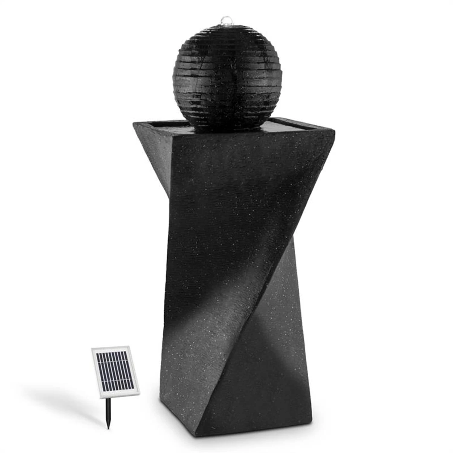 Schönbrunn Springbrunnen Kugelbrunnen Solar 200 l/h LED Basalt Schönbrunn Springbrunnen Kugelbrunnen Solar 200 L/h LED Basalt -Klarstein Verkaufs 10027997 yy 0001 titel Duramaxx Schoenbrunn Solar Springbrunnen