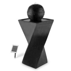Schönbrunn Springbrunnen Kugelbrunnen Solar 200 L/h LED Basalt 4 Schönbrunn Springbrunnen Kugelbrunnen Solar 200 L/h LED Basalt -Klarstein Verkaufs 10027997 yy 0005 titel Duramaxx Schoenbrunn Solar Springbrunnen