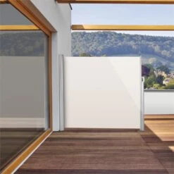 Bari 316 Seitenmarkise Seitenrollo 300x160cm Aluminium Creme -Klarstein Verkaufs 10028013 yy 0003 ambient Blumfeldt Bari 316 Seitenmarkise