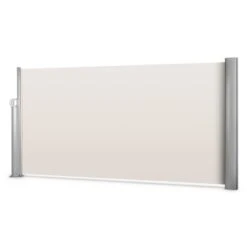 Bari 316 Seitenmarkise Seitenrollo 300x160cm Aluminium Creme -Klarstein Verkaufs 10028013 yy 0008 titel Blumfeldt Bari 316 Seitenmarkise