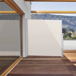 Bari 318 Seitenmarkise Seitenrollo 300x180cm Aluminium Creme -Klarstein Verkaufs 10028016 yy 0003 ambient Blumfeldt Bari 318 Seitenmarkise