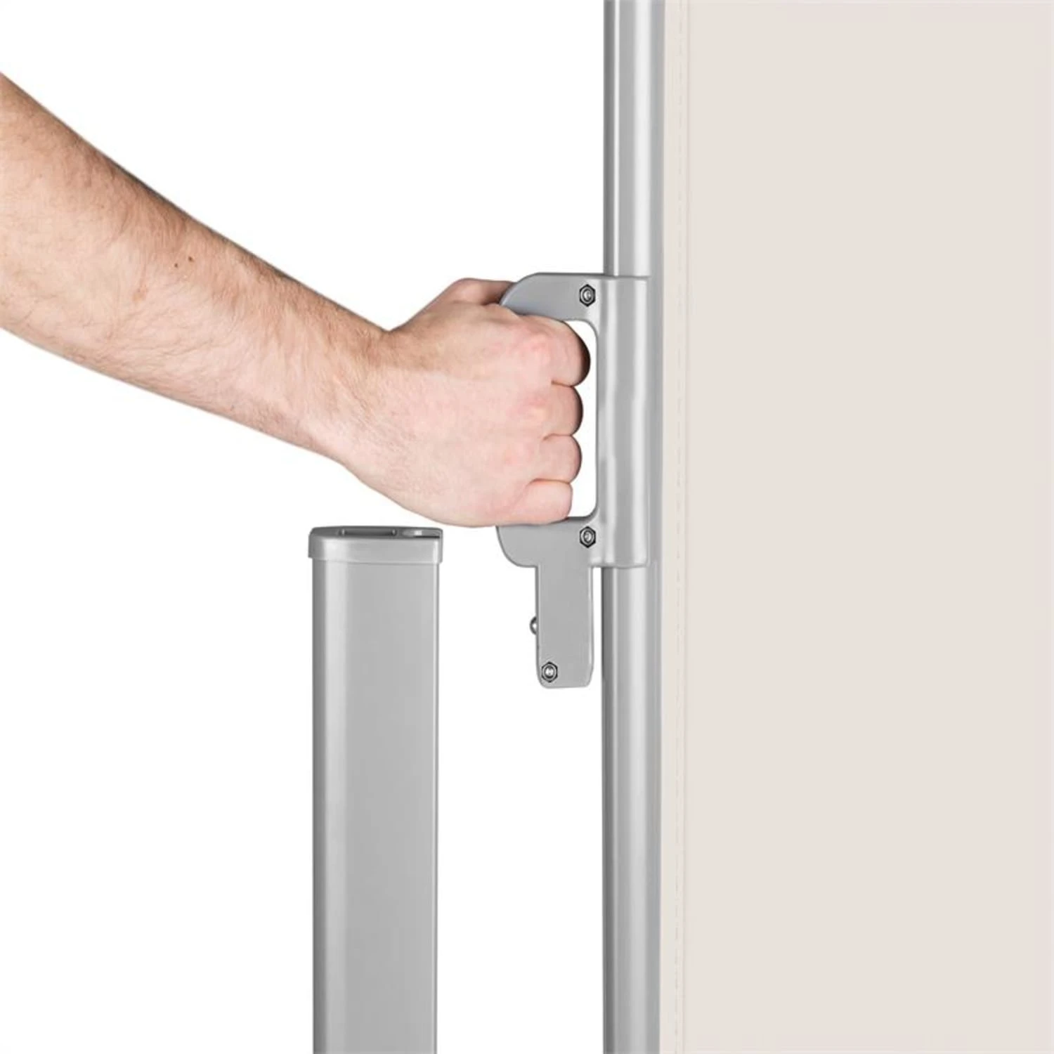 Bari 320 Seitenmarkise Seitenrollo 300x200cm Aluminium creme Bari 320 Seitenmarkise Seitenrollo 300x200cm Aluminium Creme -Klarstein Verkaufs 10028019 yy 0005 titel Blumfeldt Bari 320 Seitenmarkise