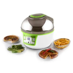 VitAir Turbo Heißluftfritteuse Grün-weiß 1400W Grillen Backen 9l -Klarstein Verkaufs 10028288 yy 0011 ambient klarstein vitair heissluft frieteuse