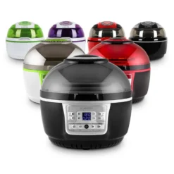 VitAir Turbo Heißluftfritteuse Grau-schwarz 1400W Grillen Backen 9l 10 VitAir Turbo Heißluftfritteuse Grau-schwarz 1400W Grillen Backen 9l -Klarstein Verkaufs 10028290 yy 0012 variant