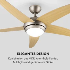 Bolero 2-in-1-Deckenventilator Leuchte 55W 10212m³/h Fernbedienung -Klarstein Verkaufs 10028291 de 0006 logo