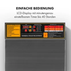 Fruit Jerky Steel 10 Dörrautomat 10 Etagen 1000 W Fläche: 1,5 M² Timer -Klarstein Verkaufs 10028437 de 0003 logo