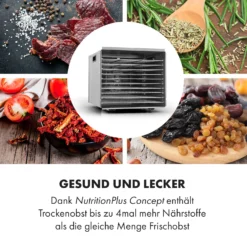 Fruit Jerky Steel 10 Dörrautomat 10 Etagen 1000 W Fläche: 1,5 M² Timer -Klarstein Verkaufs 10028437 de 0005 logo