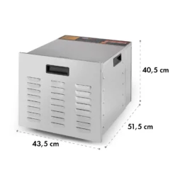 Fruit Jerky Steel 10 Dörrautomat 10 Etagen 1000 W Fläche: 1,5 M² Timer -Klarstein Verkaufs 10028437 yy 0008 logo