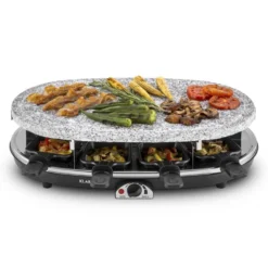 Steaklette Raclettegrill 1500 W Granit-Natursteinplatte 8 Personen -Klarstein Verkaufs 10028449 yy 0003 titel Klarstein Steaklette Raclette Natursteingrill
