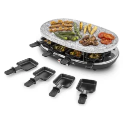 Steaklette Raclettegrill 1500 W Granit-Natursteinplatte 8 Personen -Klarstein Verkaufs 10028449 yy 0007 titel Klarstein Steaklette Raclette Natursteingrill