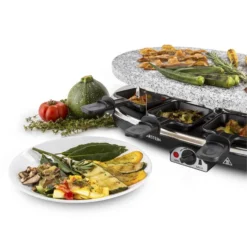 All-U-Can-Grill Raclette 4-in-1 Pancake Crêpes Steinplatte 8 Personen -Klarstein Verkaufs 10028450 yy 0008 titel Klarstein All U Can Grill Raclettegrill 4in1