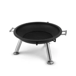 Turion Galgen-Schwenkgrill Feuerschale Ø80cm BBQ Seilzug Edelstahl -Klarstein Verkaufs 10028486 yy 0006 logo