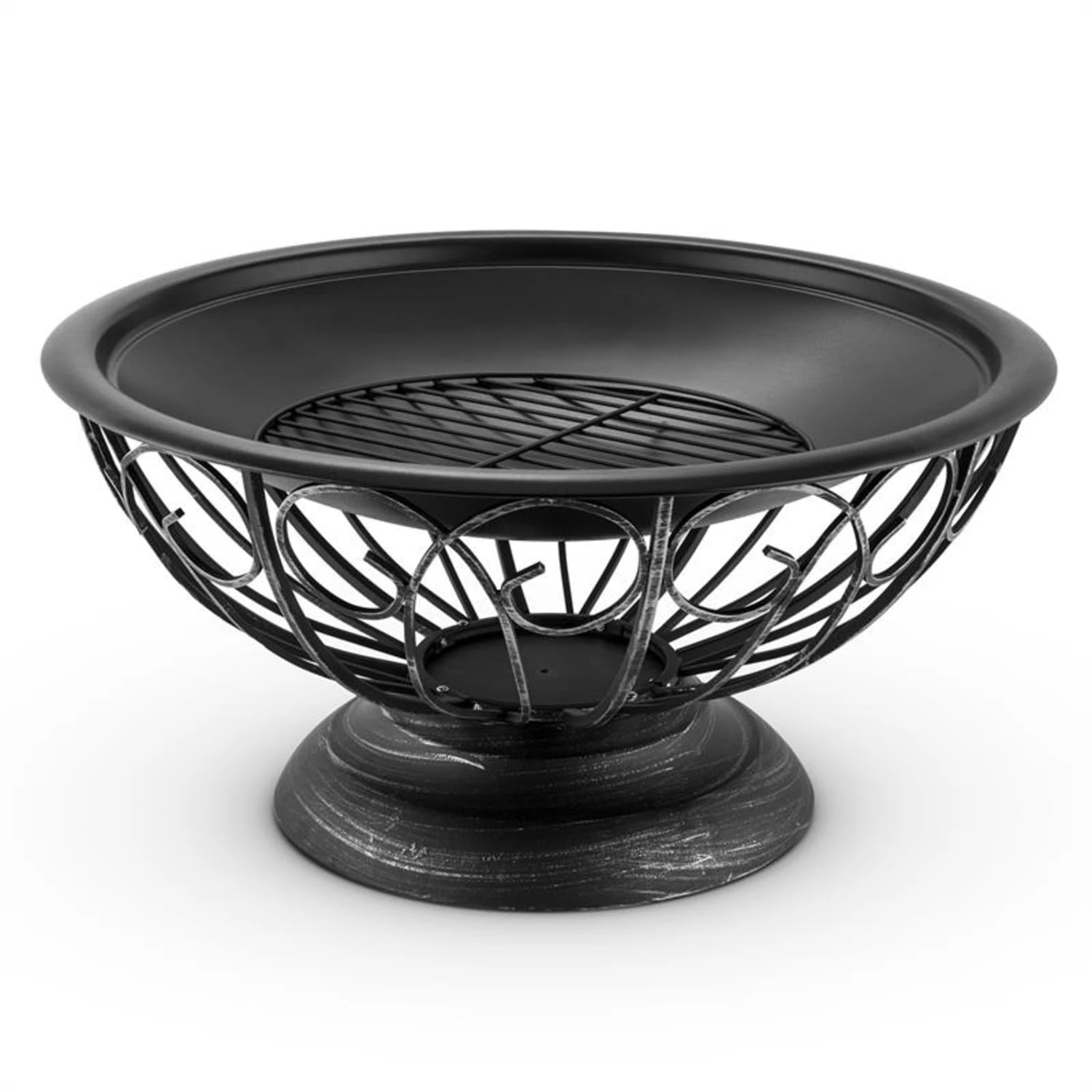 Tulip Feuerschale Ø75cmGrill Feuerstelle Funkenschutz Stahl brüniert Tulip Feuerschale Ø75cmGrill Feuerstelle Funkenschutz Stahl Brüniert -Klarstein Verkaufs 10028582 yy 0005 detail 05 Blumfeldt Tulip Feuerschale 75cm Grill