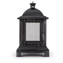 Loreo Feuerstelle Gartenkamin Feuerlaterne Gartenofen Stahl Brüniert -Klarstein Verkaufs 10028584 yy 0003 front 03 Blumfeldt Loreo Gartenkamin Feuerstelle