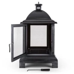 Loreo Feuerstelle Gartenkamin Feuerlaterne Gartenofen Stahl Brüniert -Klarstein Verkaufs 10028584 yy 0004 titel zubehoer 04 Blumfeldt Loreo Gartenkamin Feuerstelle