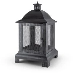 Loreo Feuerstelle Gartenkamin Feuerlaterne Gartenofen Stahl Brüniert -Klarstein Verkaufs 10028584 yy 0007 titel 07 Blumfeldt Loreo Gartenkamin Feuerstelle