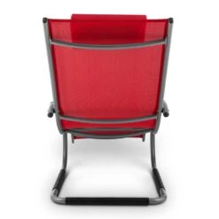 Sunwave Gartenliege Liegestuhl Schwingliege Relax Aluminium Rot -Klarstein Verkaufs 10028707 yy 0005 titel back 04 Blumfeldt Sunwave Gartenliege