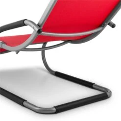 Sunwave Gartenliege Liegestuhl Schwingliege Relax Aluminium Rot -Klarstein Verkaufs 10028707 yy 0008 detail 07 Blumfeldt Sunwave Gartenliege