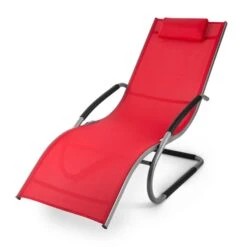 Sunwave Gartenliege Liegestuhl Schwingliege Relax Aluminium Rot -Klarstein Verkaufs 10028707 yy 0009 titel 09 Blumfeldt Sunwave Gartenliege