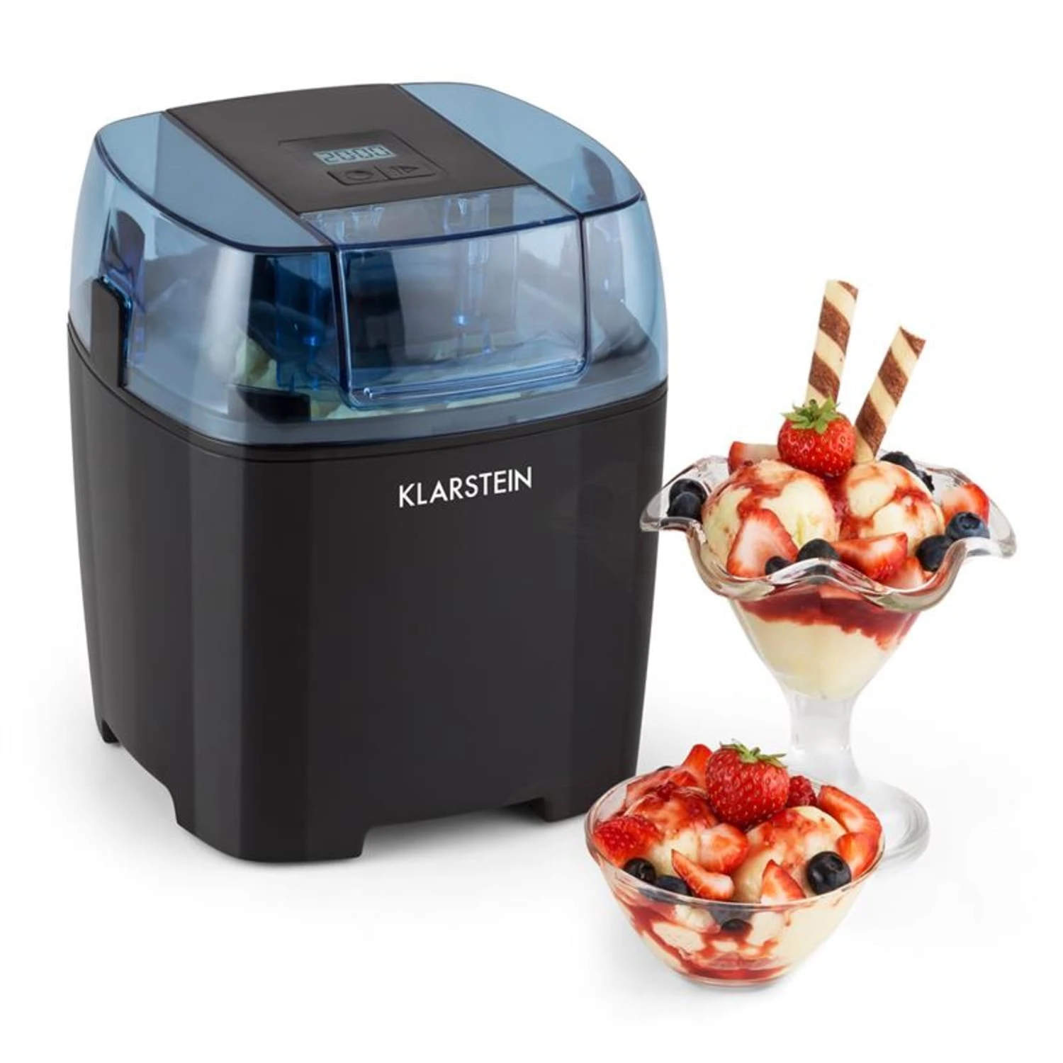 Creamberry Eiscremebereiter Flaschenkühler Frozen Yogurt Maschine 1,5l Creamberry Eiscremebereiter Flaschenkühler Frozen Yogurt Maschine 1,5l -Klarstein Verkaufs 10028924 yy 0001 ambient Klarstein Creamberry Eisbereiter reedit