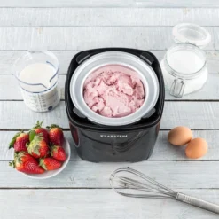 Creamberry Eiscremebereiter Flaschenkühler Frozen Yogurt Maschine 1,5l 4 Creamberry Eiscremebereiter Flaschenkühler Frozen Yogurt Maschine 1,5l -Klarstein Verkaufs 10028924 yy 0005 ambient Klarstein Creamberry Eisbereiter reedit