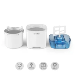 Creamberry Eiscremebereiter Flaschenkühler Frozen Yogurt 1,5l Weiß -Klarstein Verkaufs 10028925 yy 0003 logo Klarstein Creamberry Eisbereiter reedit