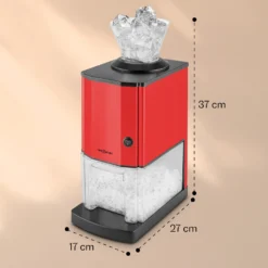 Icebreaker Ice Crusher 15kg/h 3,5 Liter Eisbehälter Edelstahl Rot -Klarstein Verkaufs 10028938 yy 0011 dimensions