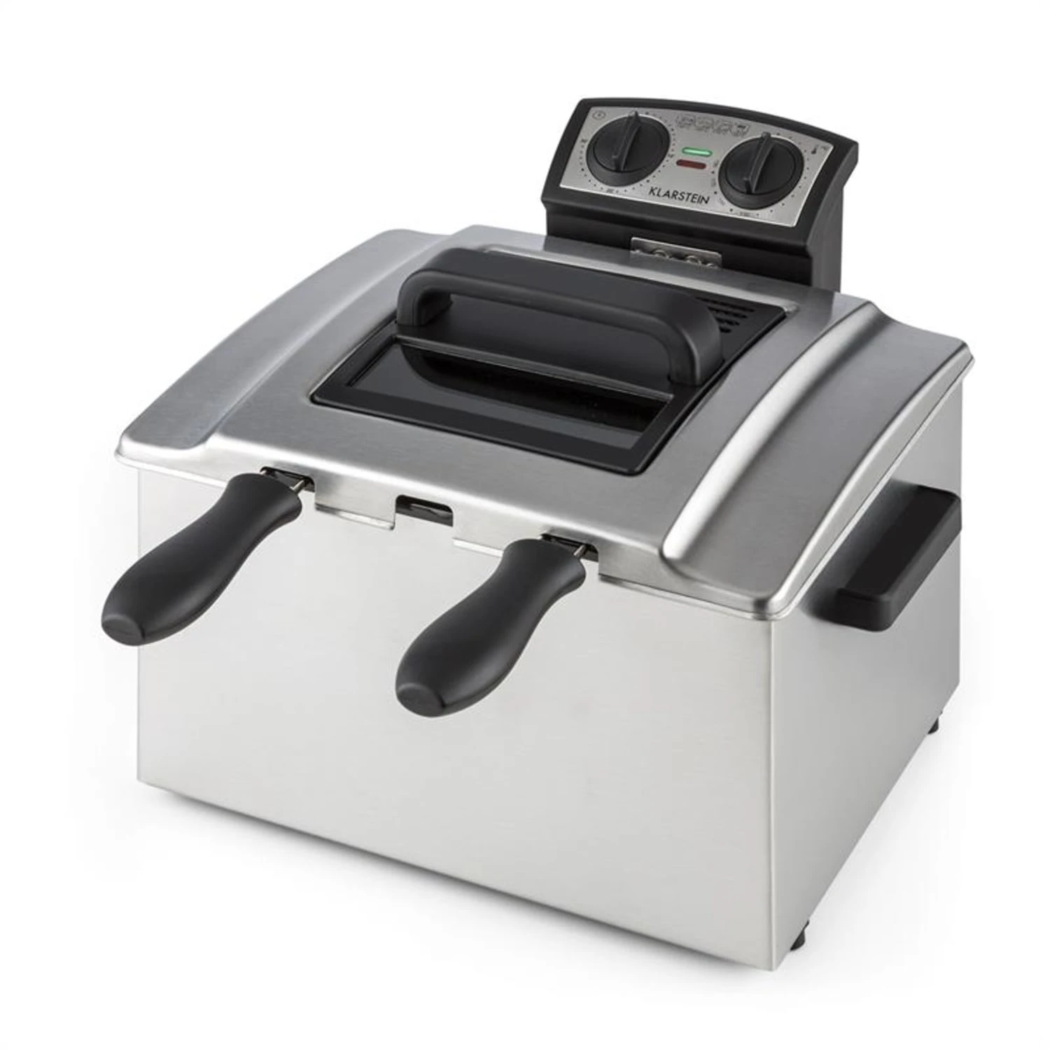 QuickPro XXL 3000 Fritteuse 5l 1,5kg 3000W Timer Edelstahl QuickPro XXL 3000 Fritteuse 5l 1,5kg 3000W Timer Edelstahl -Klarstein Verkaufs 10029073 yy 0008 titel Klarstein QuickPro XXL 3000 Fritteuse