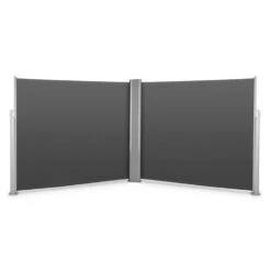 Bari Doppio 616 Doppel-Seitenmarkise 6x1,6m Aluminium Anthrazit