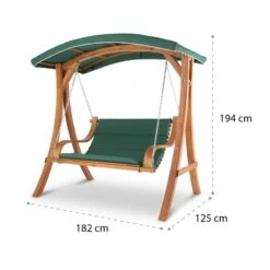 Tahiti Hollywoodschaukel 110 Cm 2-Sitzer Sonnendach Polyester Lärche -Klarstein Verkaufs 10029200 yy 0008 logo Blumfeldt Tahiti Hollywoodschaukel Sonnendach