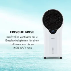 Whirlwind 3-in-1 Luftkühler Ventilator Luftbefeuchter 1600 M³/h 3 Whirlwind 3-in-1 Luftkühler Ventilator Luftbefeuchter 1600 M³/h -Klarstein Verkaufs 10029327 de 0004 logo
